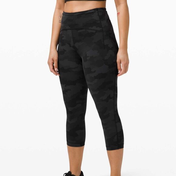 Lululemon Swift Speed High-Rise Crop 21" Luxtreme Camo Multi - Picture 2 of 7